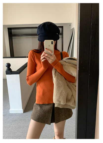 【H5525】實拍冬季7色高領毛織衫251125