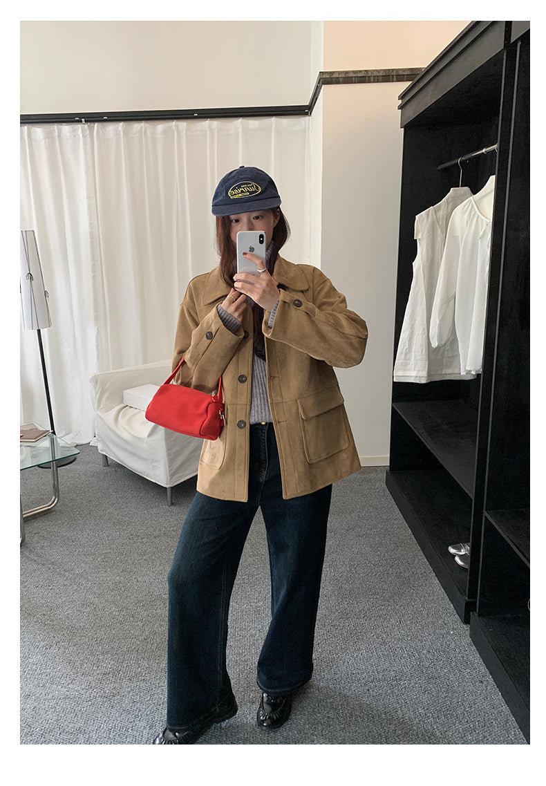 【H5483】實拍S~XL復古加厚水洗直筒牛仔褲251109