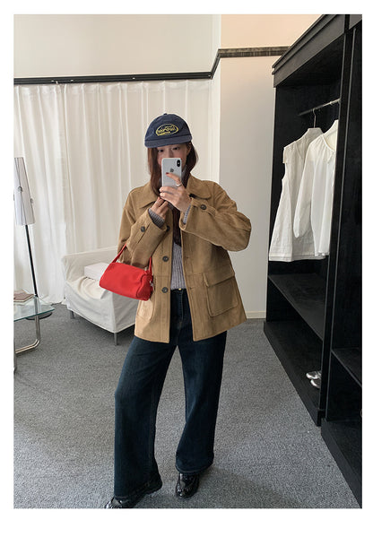 【H5483】實拍S~XL復古加厚水洗直筒牛仔褲251109