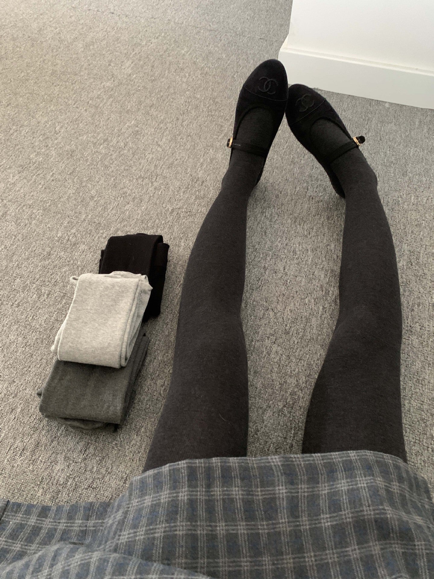 【H5504】實拍高腰收腹彈性超顯瘦連腳內搭褲一般款/加厚款251118