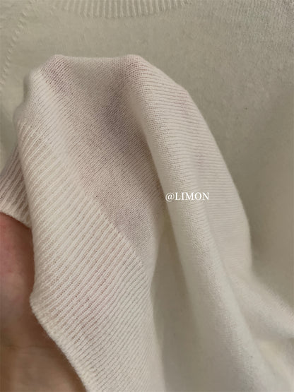 【L8328】實拍檸檬秋冬無縫一體顯瘦圓領保暖毛衣250930