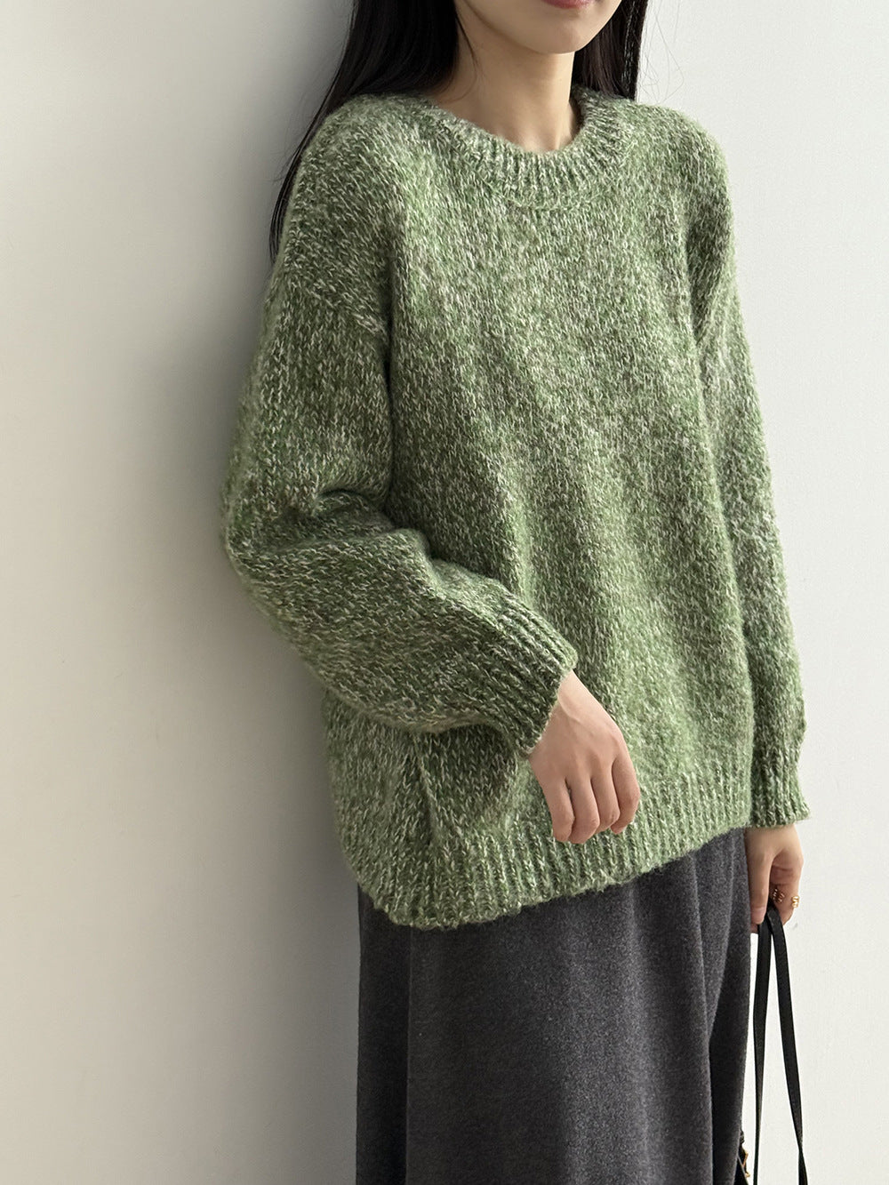 【Y2530】實拍冬季雜色古着針織毛衣(含羊毛6%)251106