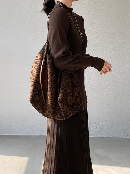 【cimz6652】實拍氣質半高領/V領燈籠袖極簡氣質針織衫251128