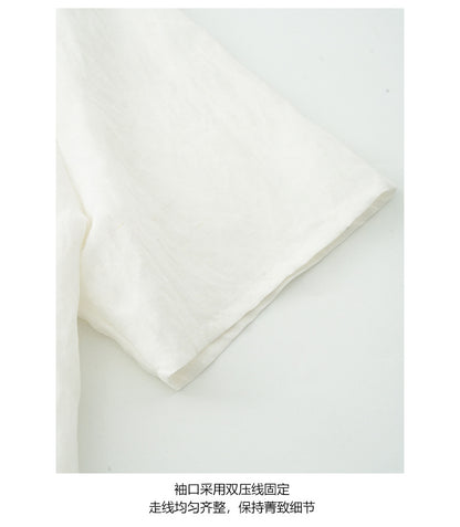 【H5373】實拍寬鬆長版T+慵懶披肩250715