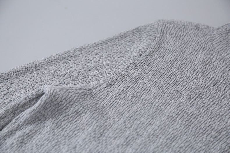 【LD11061】實拍紗網肌理超彈高領修身打底T恤251209