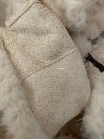 【L1230】實拍檸檬冬季加厚保暖立領牛角扣仿皮草外套251117