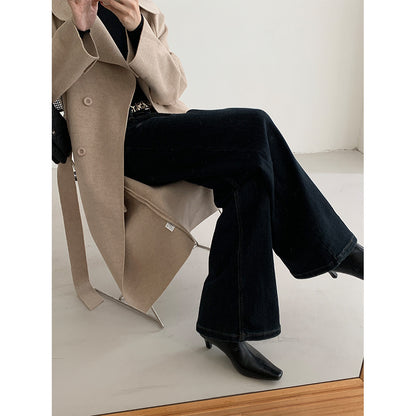 【H5477】實拍S~XL復古加厚高腰直筒牛仔褲251109