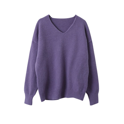 【LD3281】實拍慵懶寬鬆棉羊絨針織毛衣251103