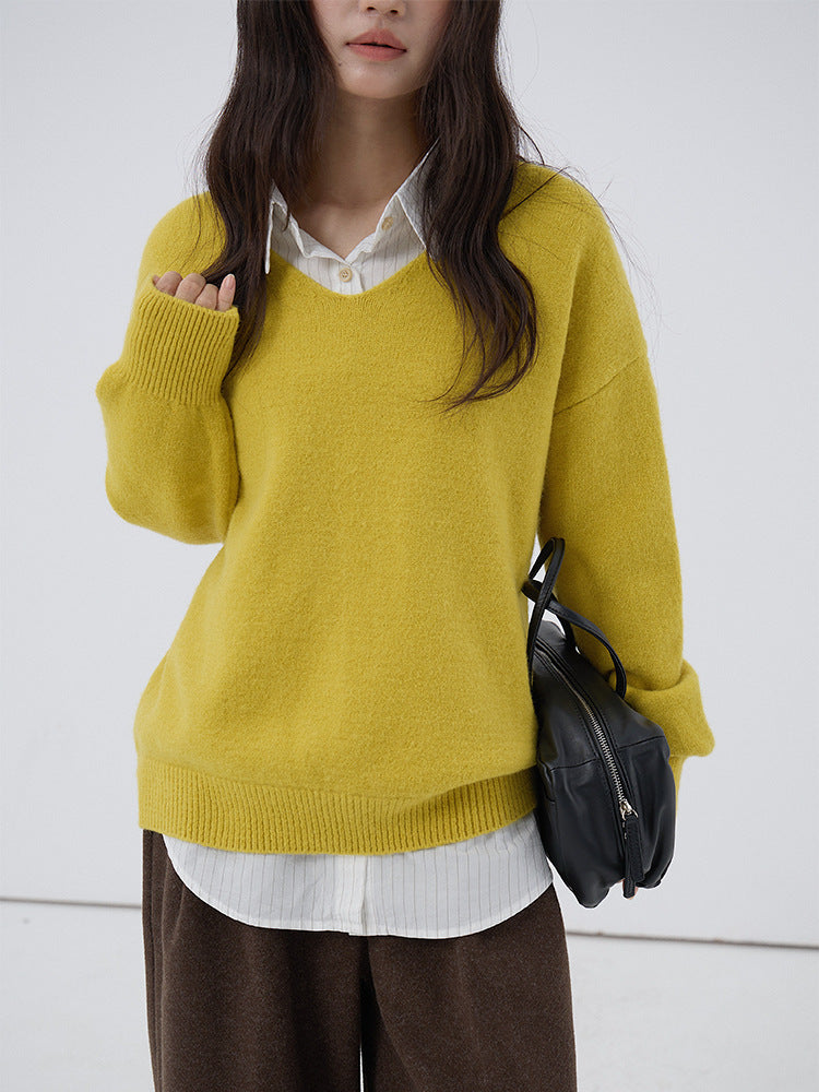 【LD003】實拍中性棉100氣質寬鬆條紋襯衫251103