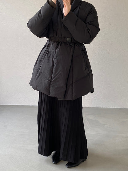 【cimz6386】實拍歐美大氣抗寒鎖温收腰氣質羽絨外套（白鴨絨90%)251120