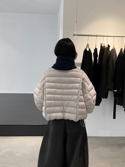 【cimz6383】實拍高領寶款排骨白鴨絨外套（白鴨絨90）251120
