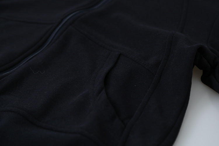 【LD3293】實拍立領雙頭拉鍊衞衣外套251103