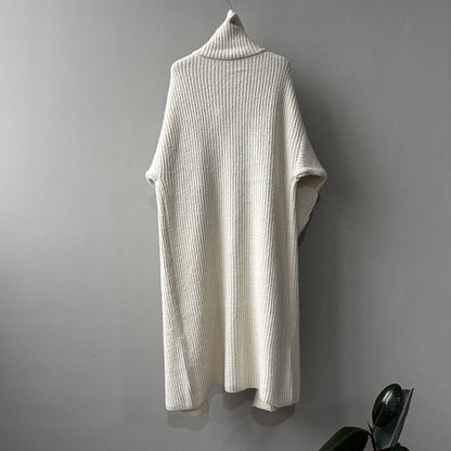 【Y913】實拍大翻領長針織大外套251106