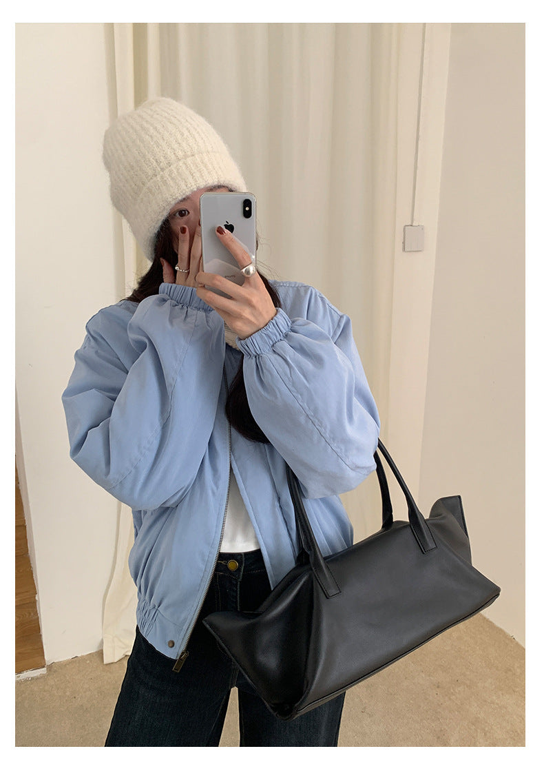 【H5489】實拍復古鋪棉保暖風衣外套251109