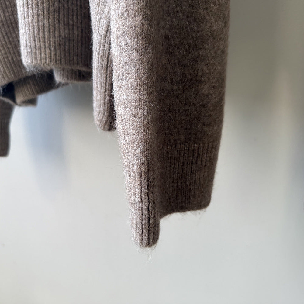 【YP1015】 實拍寬鬆針織毛衣＋休閒針織長褲 套裝251023