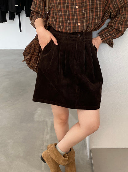 【cimz1753】實拍磨毛加厚復古格紋襯衫 251120