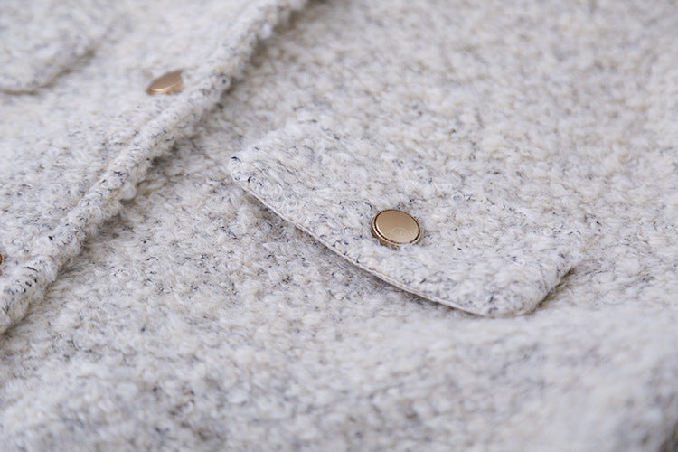 【LD9507】實拍高級感小香風粗花呢子外套251110