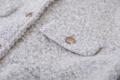 【LD9507】實拍高級感小香風粗花呢子外套251110