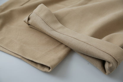 【LD3302】實拍S~XL秋冬顯瘦直筒毛呢休閒褲251103