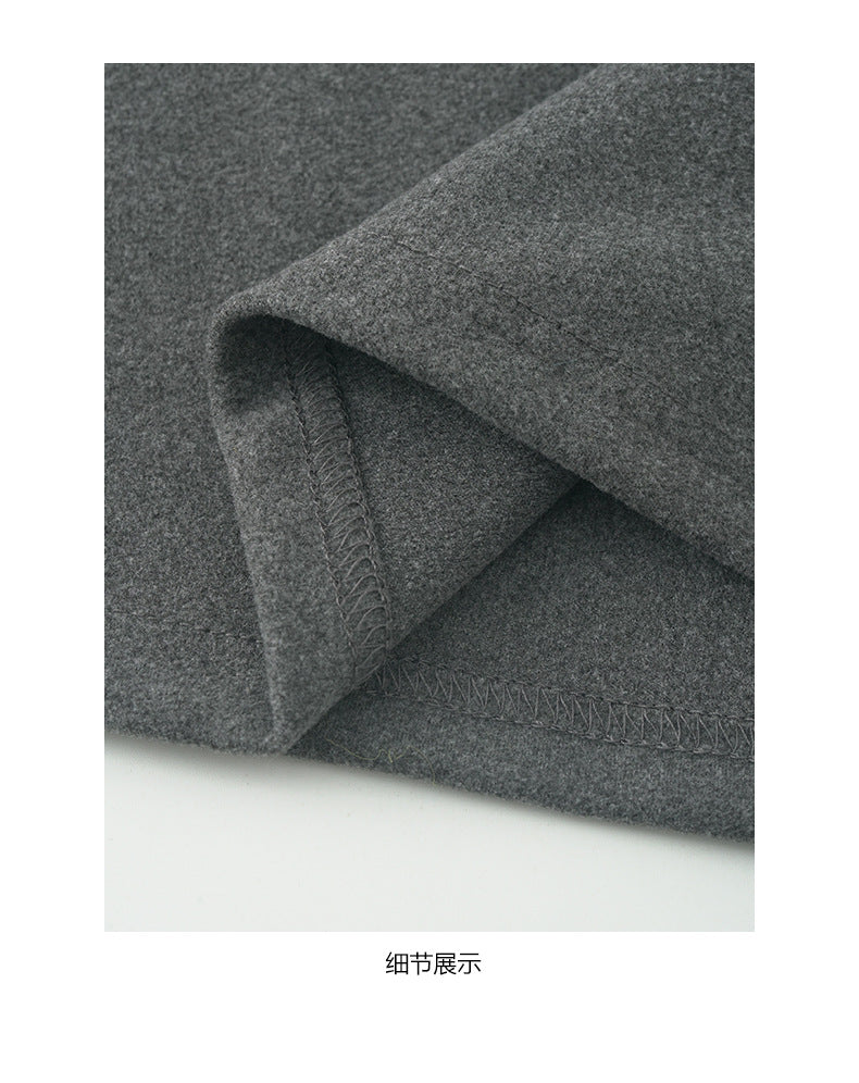 【H5497】實拍德絨加厚磨毛長袖T恤251118