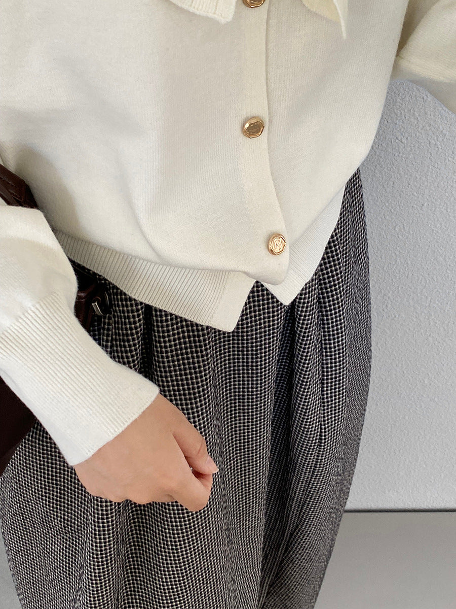 【cimJ8902】實拍氣質小香蝴蝶结針織開衫251114