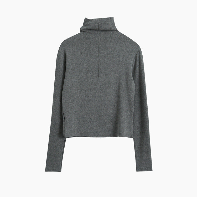 【LD11012】實拍加厚半高領6色打底長袖t恤251110