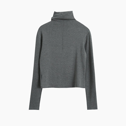 【LD11012】實拍加厚半高領6色打底長袖t恤251110