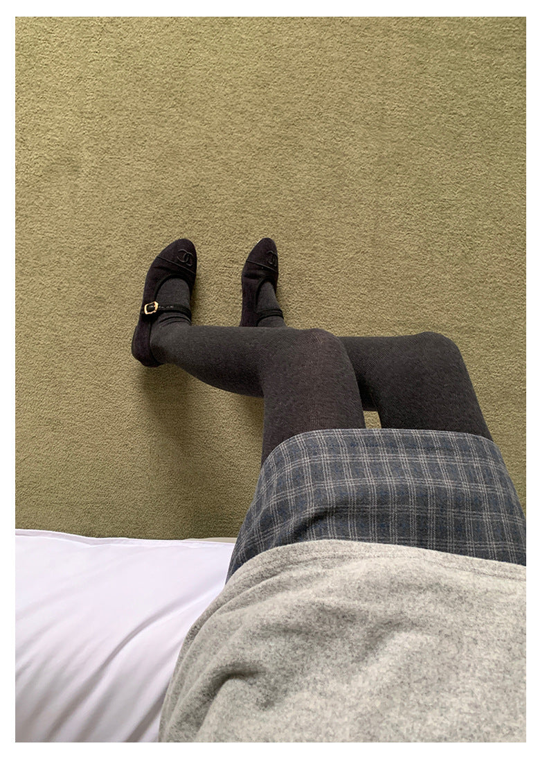 【H5504】實拍高腰收腹彈性超顯瘦連腳內搭褲一般款/加厚款251118