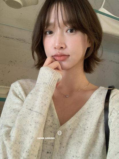 【LR01315】實拍imiss春季必備！修身顯瘦V領長袖針織罩衫260305