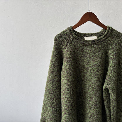 【Y276】實拍冬季軟糯慵懶保暖針織毛衣（棉羊毛10%)251106