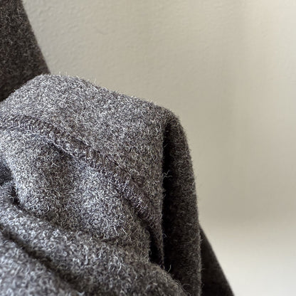 【Y82677】 實拍復古系帶加厚七分闊腿褲251023