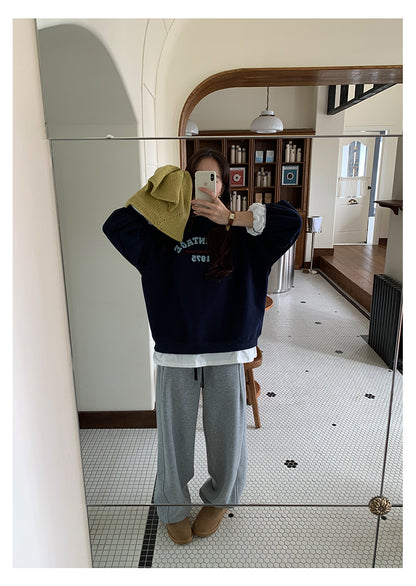 【H5508】實拍M~XL懶懶加厚奧粒絨舒適休閒彎刀褲型251118