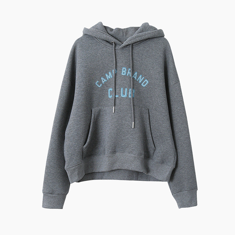 【LD11040】實拍字母印花加厚加絨連帽衞衣251202