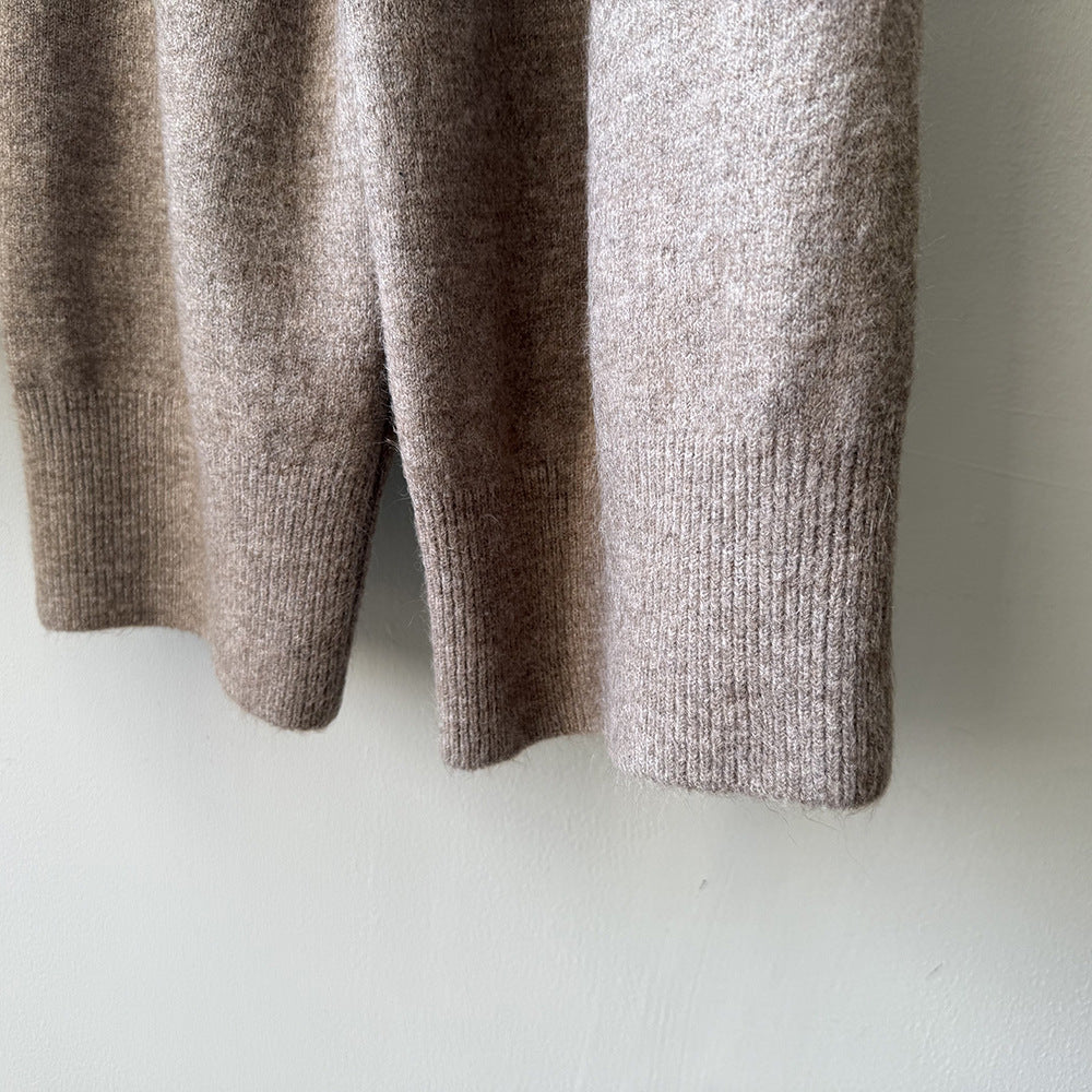 【YP1015】 實拍寬鬆針織毛衣＋休閒針織長褲 套裝251023