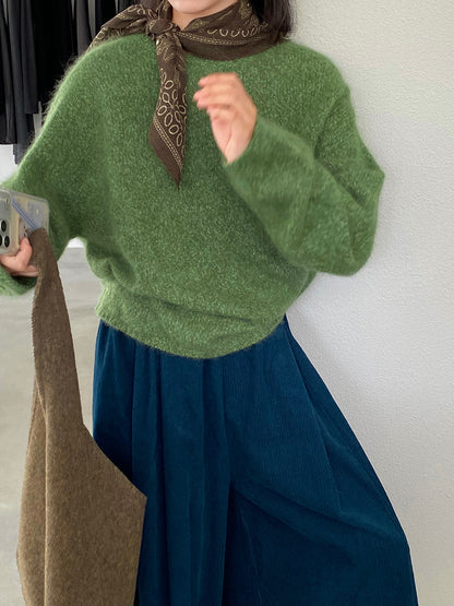 【cimz1373】實拍黑標奢柔雲朵 95羊毛5羊絨慵懶加厚針織毛衣251128