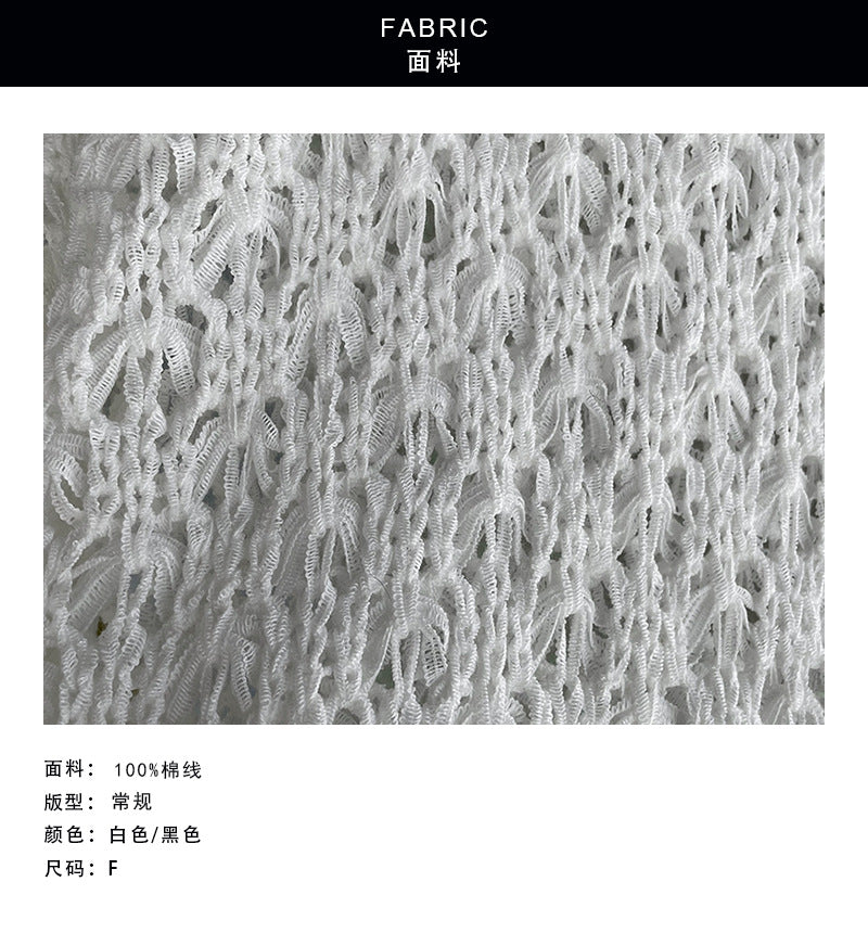 【cimYL607】店長自留推薦🌟時髦度假風鏤空設計無袖針織背心上衣260326