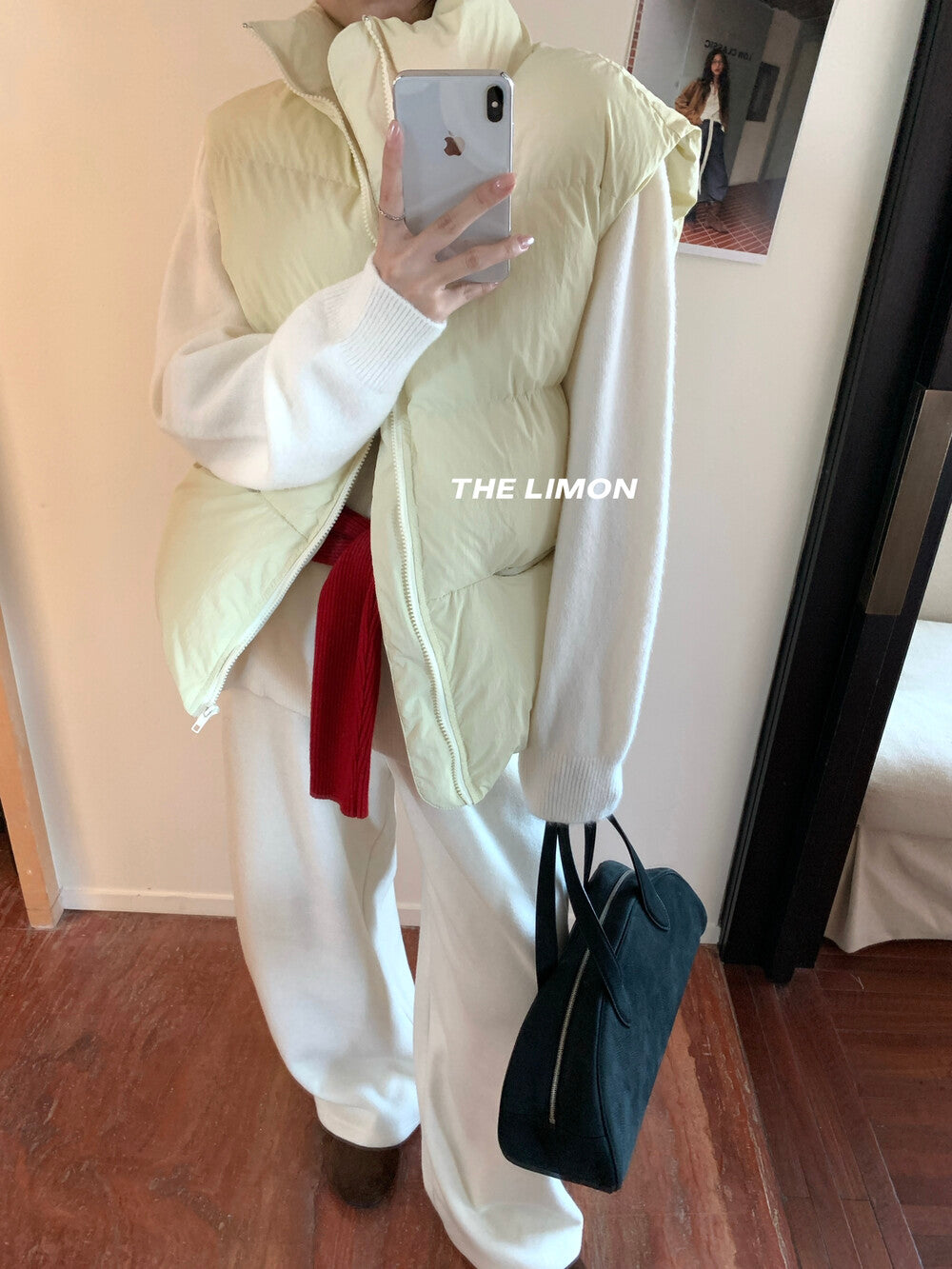 【L9309】實拍檸檬秋冬基礎款寬鬆百搭口袋拉鍊背心（內裡鋪棉）251117