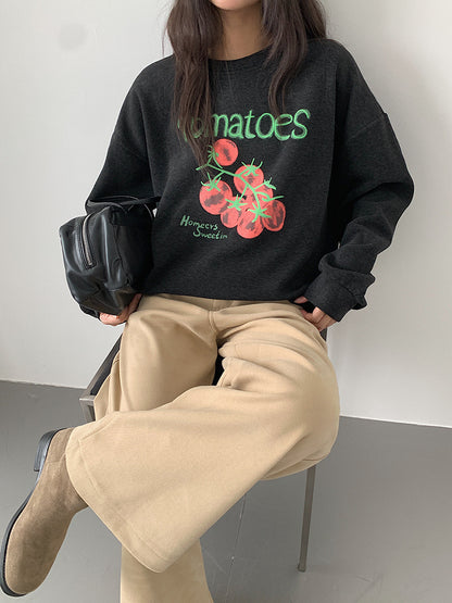 【LD3292】實拍秋冬字母印花加絨衞衣251103