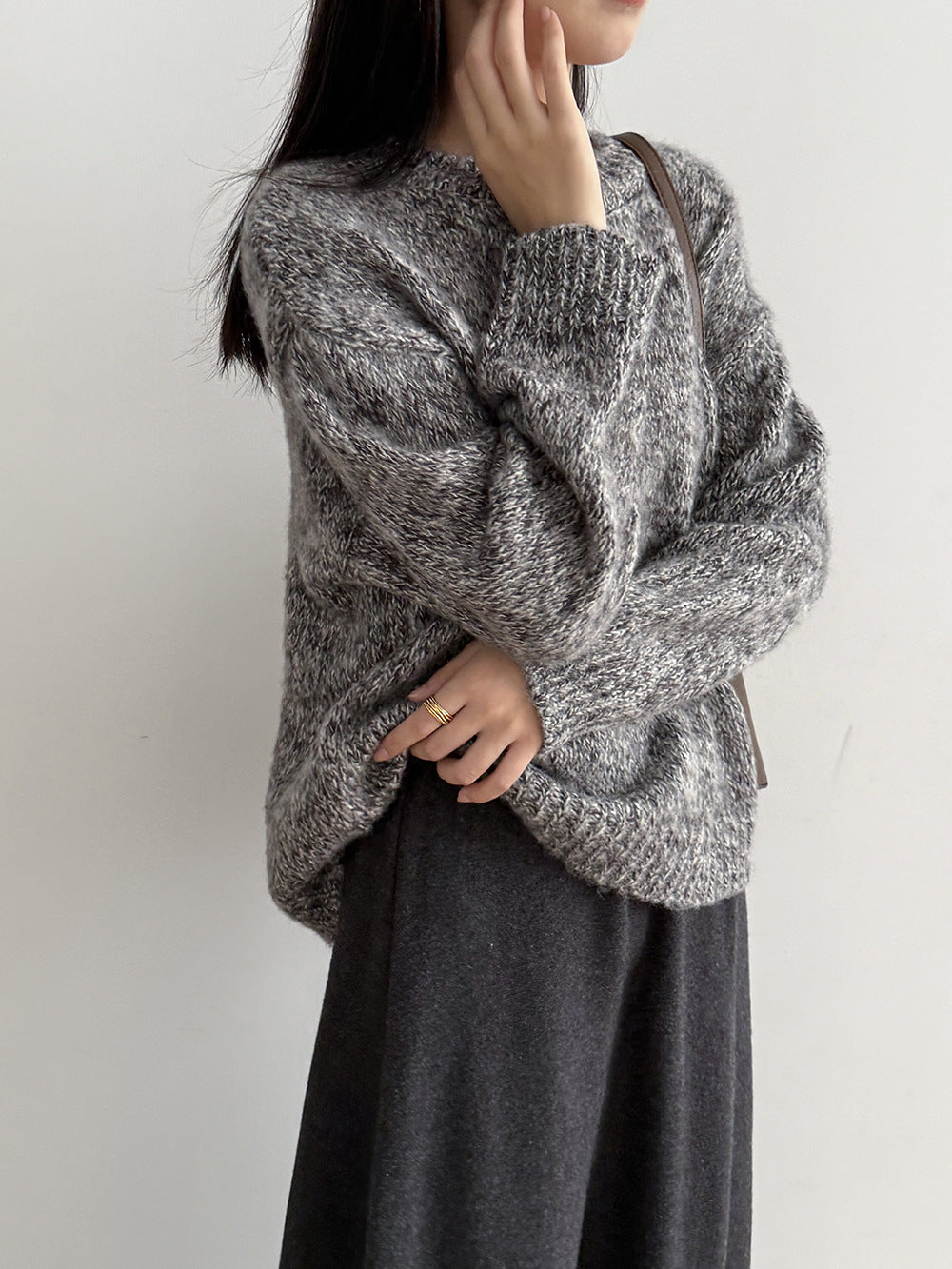 【Y2530】實拍冬季雜色古着針織毛衣(含羊毛6%)251106