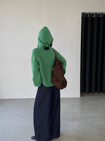 【cimz5935】實拍韓版復古針織戴帽+復古圓領針織開衫(羊毛5)251120