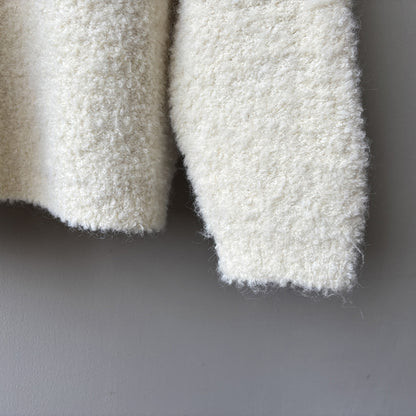 【YK259】實拍冬季慵懒奶呼呼針織毛衣+可拆卸披肩帽子(羊毛12%)251113