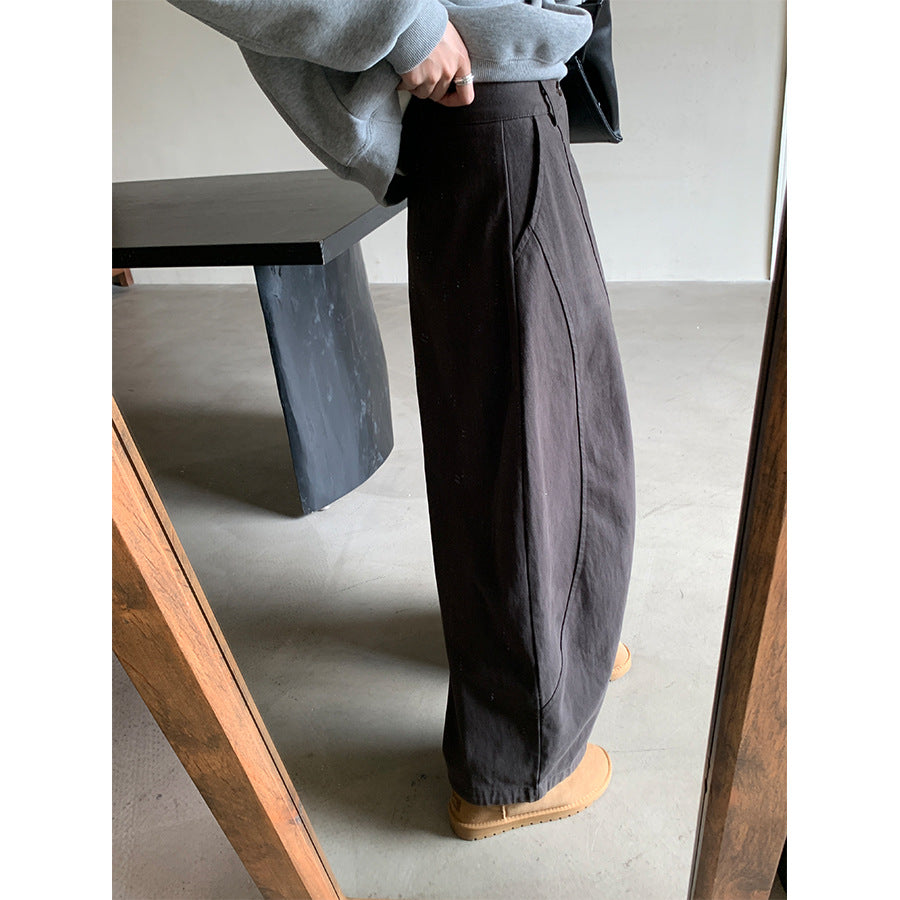 【H5519】實拍S~XL美式天絲棉厚款彎刀休閒褲251125