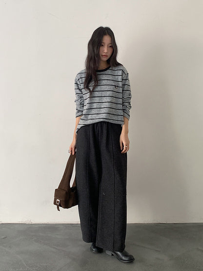 【LD11047】實拍休閒加絨加厚彎刀褲251202