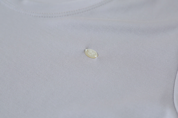 【LD11237】雲朵般舒適☁️親膚莫代爾棉簡約純色寬鬆顯瘦U領短袖T恤260427