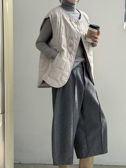 【Y82633】實拍輕暖羽絨背心（含90％白鴨絨）251016