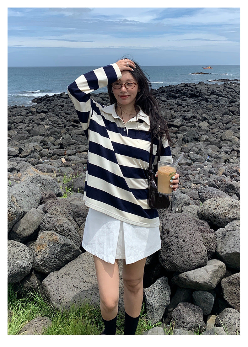 【H5387】實拍韓版設計顯瘦開叉裙褲(內有安全褲）250902