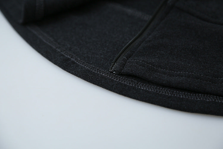 【LD3293】實拍立領雙頭拉鍊衞衣外套251103