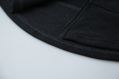 【LD3293】實拍立領雙頭拉鍊衞衣外套251103