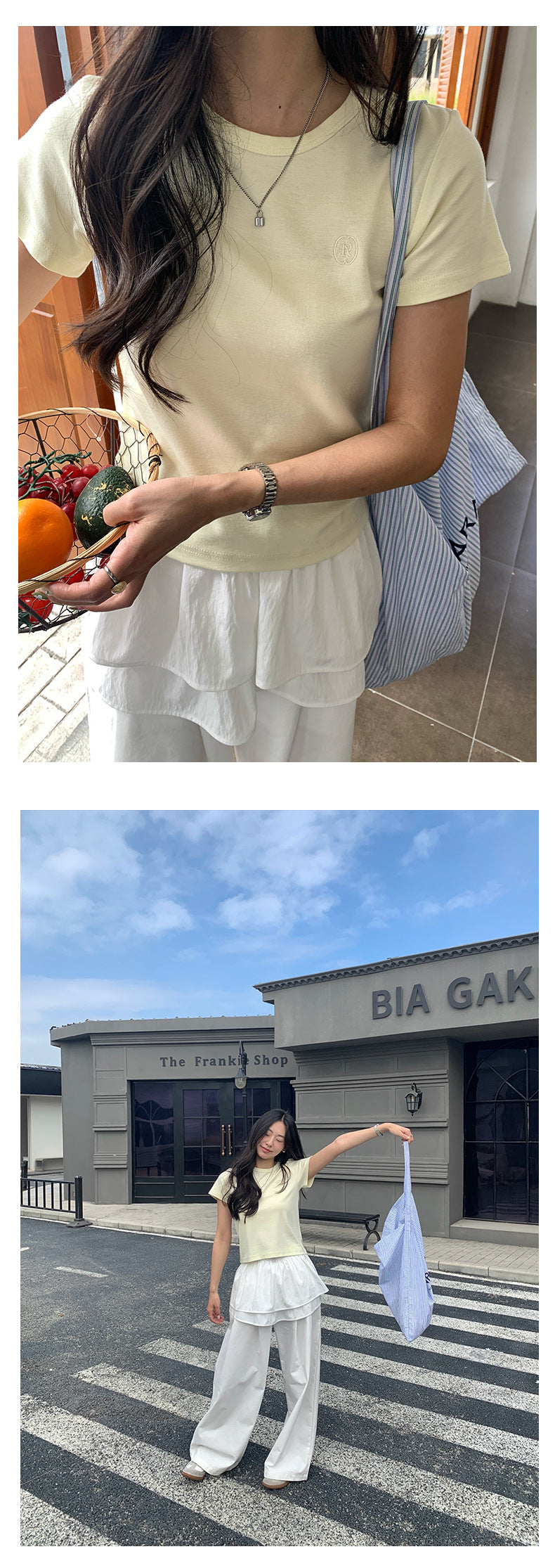 【H5069】實拍簡約舒適棉質短袖T恤250224