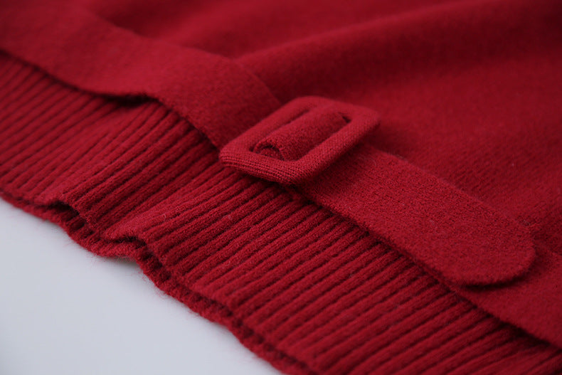 【LD11062】實拍慵懶高級感北極融針織毛衣（可拉一字肩）251209